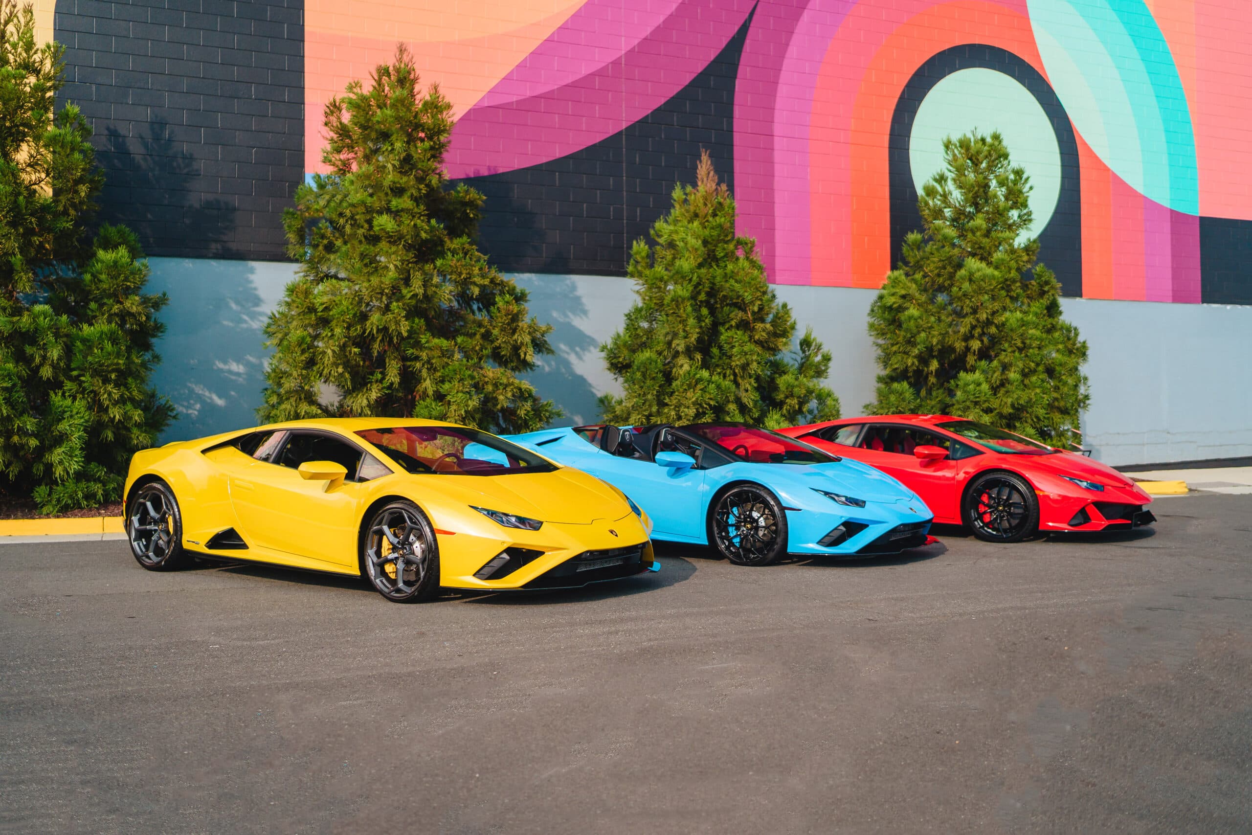 Exotic car rental fleet in DC Maryland Virginia